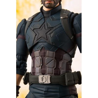 BANDAI AVENGERS INFINITY WAR - CAPTAIN AMERICA + TAMASHII EFFECT EXPLOSION S.H. FIGUARTS ACTION FIGURE