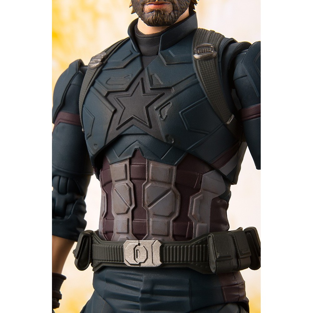 BANDAI AVENGERS INFINITY WAR - CAPTAIN AMERICA + TAMASHII EFFECT EXPLOSION S.H. FIGUARTS ACTION FIGURE