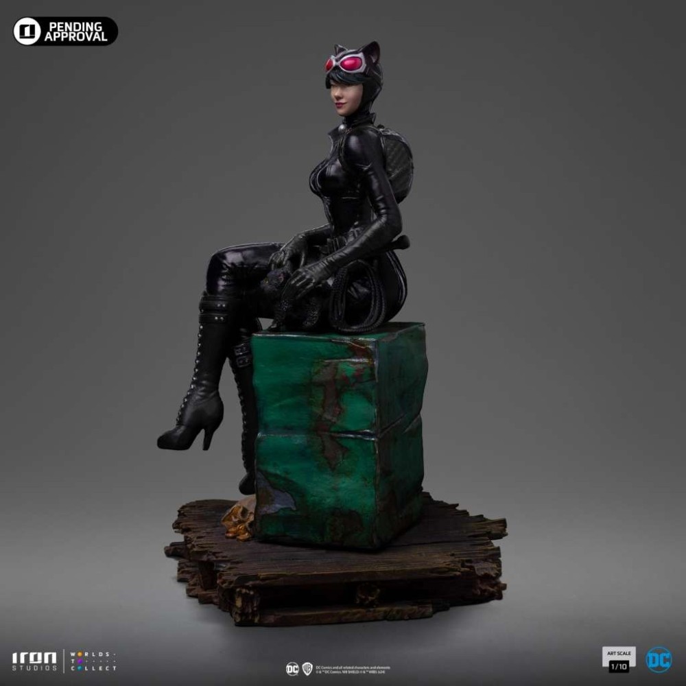 IRON STUDIOS DC COMICS GOTHAM CITY SIRENS CATWOMAN ART SCALE 1/10 STATUE