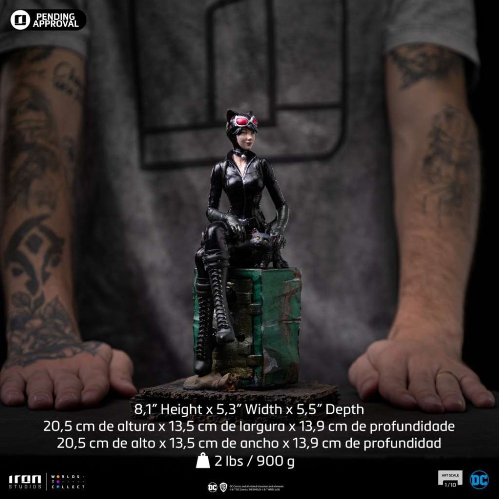IRON STUDIOS DC COMICS GOTHAM CITY SIRENS CATWOMAN ART SCALE 1/10 STATUE
