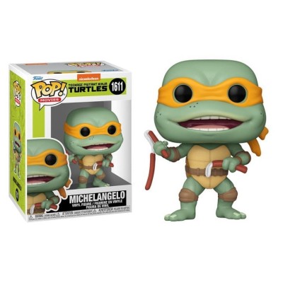 FUNKO FUNKO POP! NINJA TURTLES MOVIE MICHELANGELO BOBBLE HEAD KNOCKER FIGURE