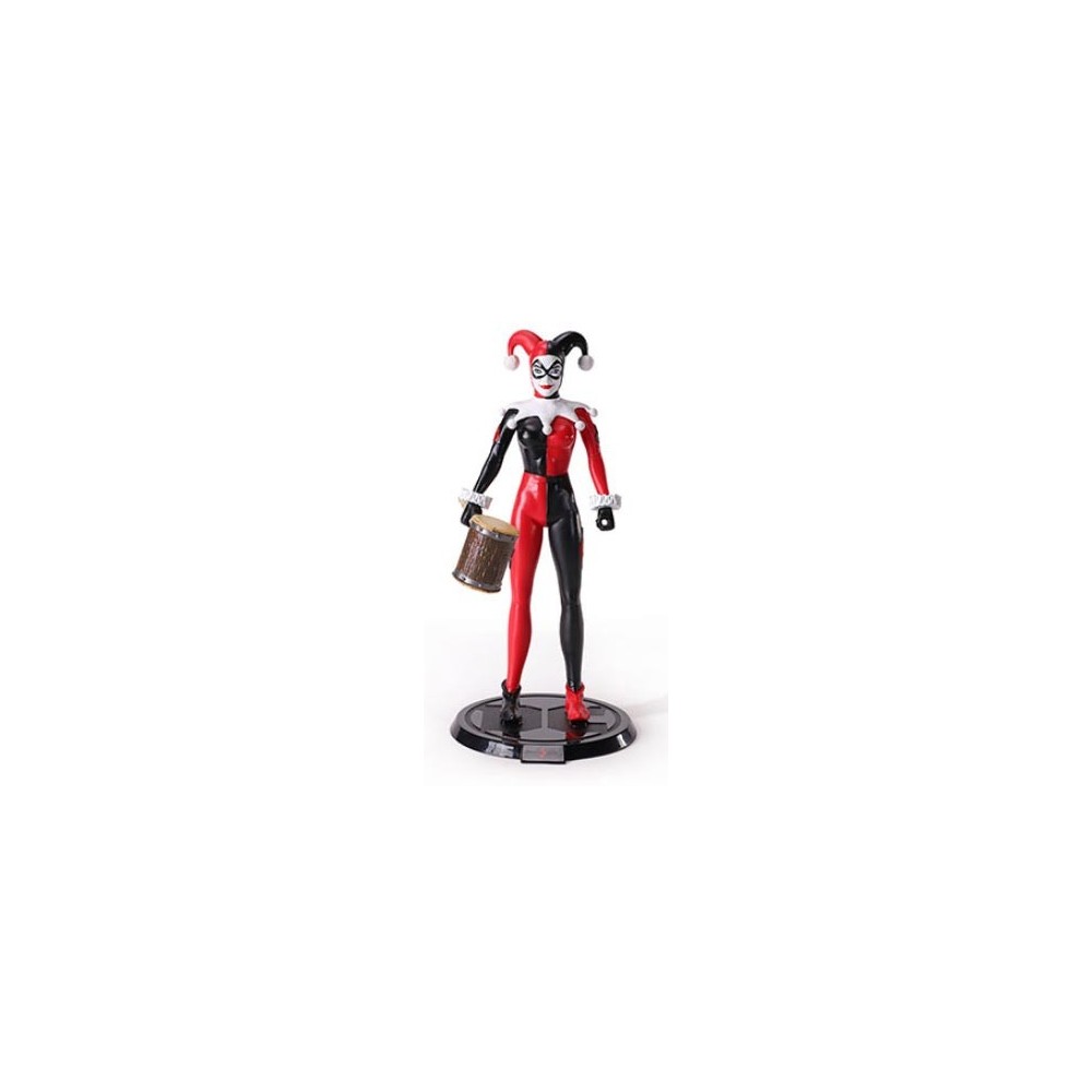 NOBLE COLLECTIONS DC COMICS HARLEY QUINN BENDYFIGS ACTION FIGURE