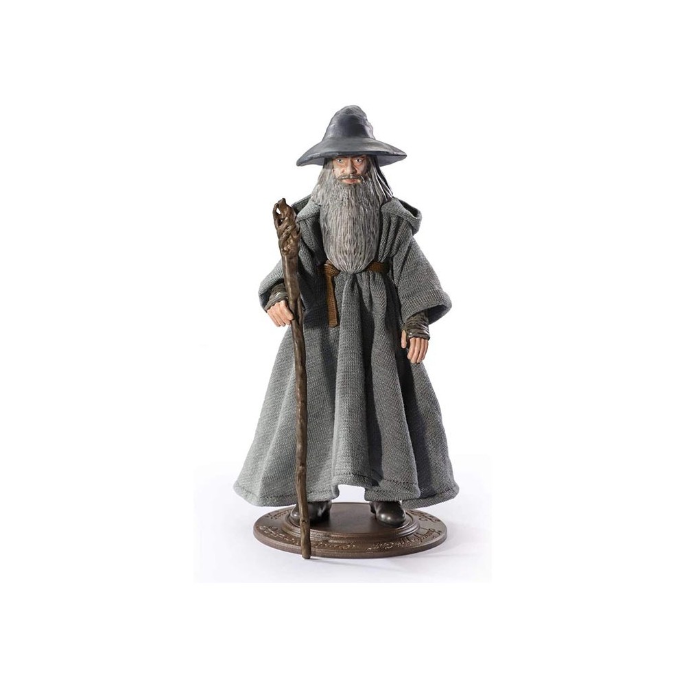 THE LORD OF THE RINGS GANDALF BENDYFIGS ACTION FIGURE NOBLE COLLECTIONS