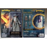 NOBLE COLLECTIONS LORD OF THE RINGS GANDALF BENDYFIGS ACTION FIGURE