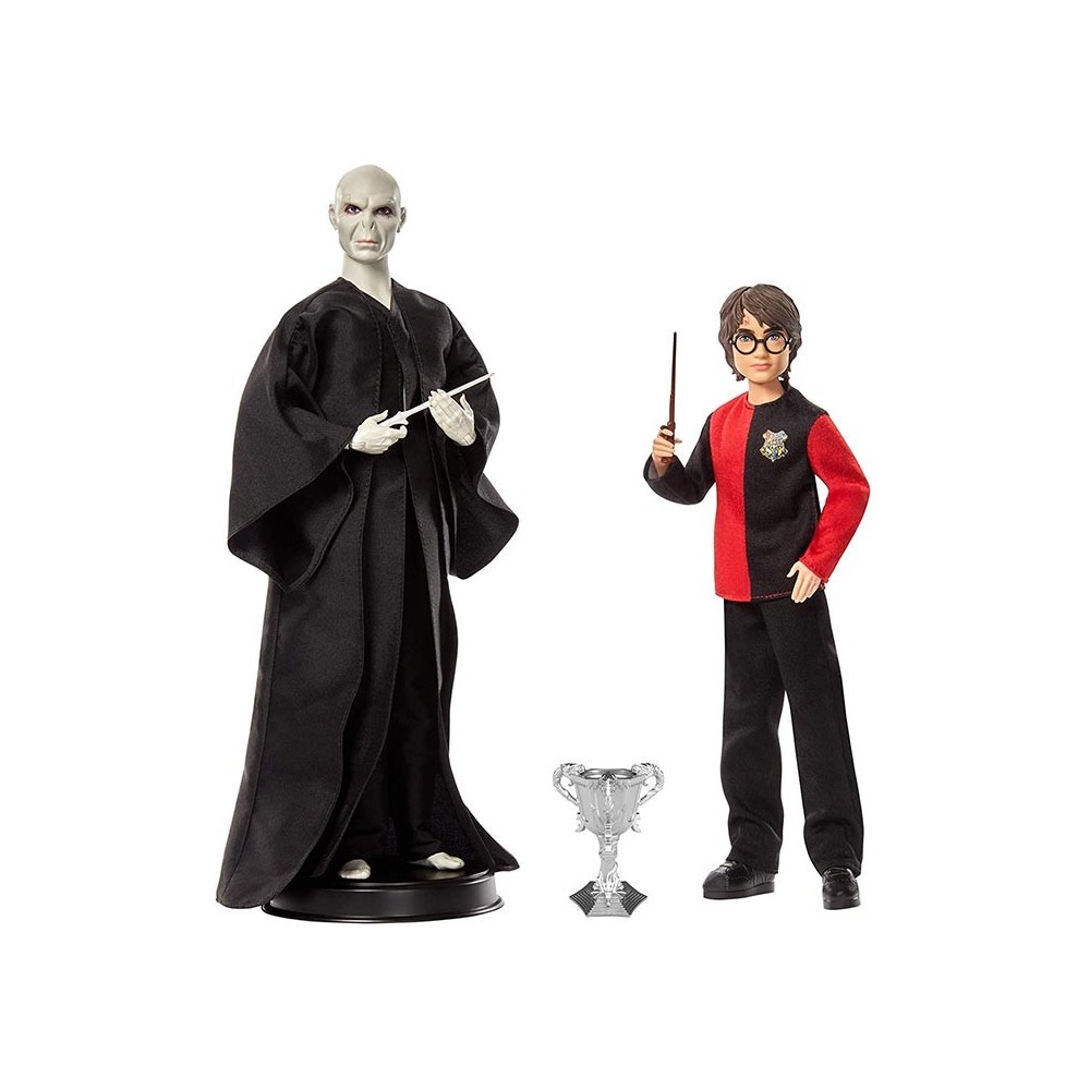 HARRY POTTER E IL CALICE DI FUOCO HARRY E VOLDEMORT 30cm ACTION FIGURES MATTEL