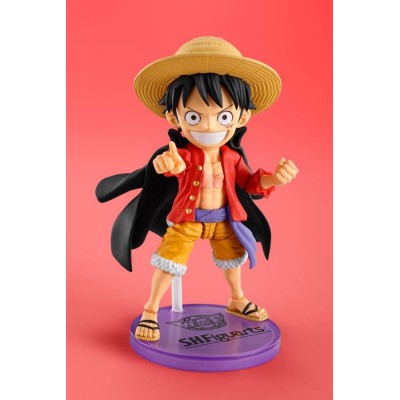BANDAI ONE PIECE MONKEY D. LUFFY WORLD COLLECTABLE FIGURES X S.H. FIGUARTS ACTION FIGURE