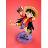 BANDAI ONE PIECE MONKEY D. LUFFY WORLD COLLECTABLE FIGURES X S.H. FIGUARTS ACTION FIGURE