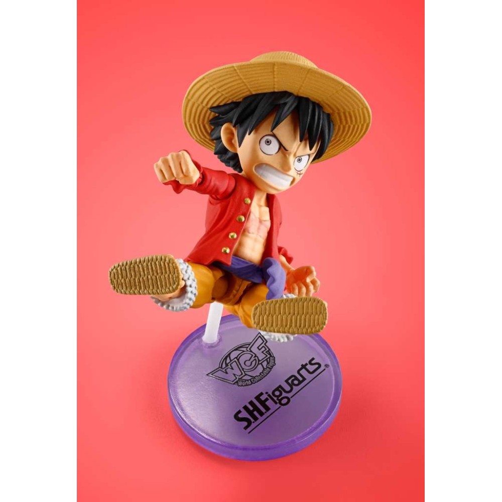 BANDAI ONE PIECE MONKEY D. LUFFY WORLD COLLECTABLE FIGURES X S.H. FIGUARTS ACTION FIGURE