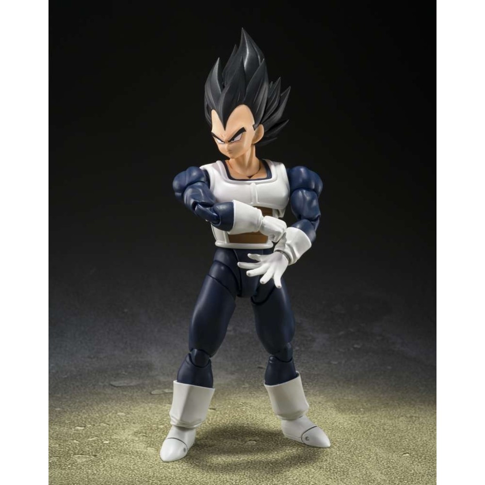 DRAGON BALL Z S.H. FIGUARTS VEGETA OLD BATTLE CLOTHES ACTION FIGURE BANDAI