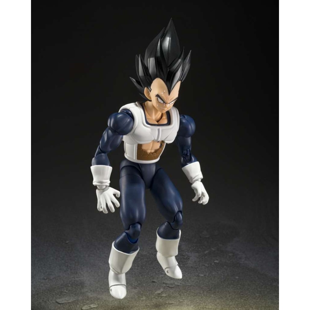 BANDAI DRAGON BALL Z VEGETA OLD BATTLE CLOTHES S.H. FIGUARTS ACTION FIGURE