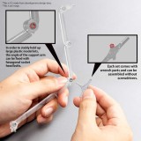 ACTION BASE 8 CLEAR COLOR PER MODEL KIT E FIGURE BANDAI