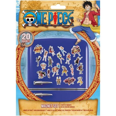 ONE PIECE THE GREAT PIRATE ERA MAGNET SET 20X MAGNETI PLASTOY