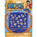 PLASTOY ONE PIECE CHIBI MAGNET SET 20X MAGNETS