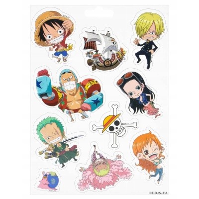 ONE PIECE CHIBI MAGNET SET 20X MAGNETI PLASTOY