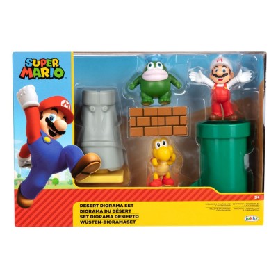 WORLD OF NINTENDO SUPER MARIO DESERT DIORAMA SET ACTION FIGURE JAKKS PACIFIC INC.