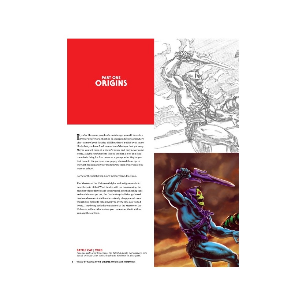 THE ART OF MASTERS OF THE UNIVERSE: ORIGINS AND MASTERVERSE ARTBOOK DARK HORSE