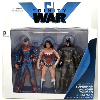 TRINITY WAR SUPERMAN WONDER WOMAN BATMAN ACTION FIGURE 3-PACK DC COLLECTIBLES