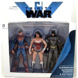 TRINITY WAR SUPERMAN WONDER WOMAN BATMAN ACTION FIGURE 3-PACK DC COLLECTIBLES