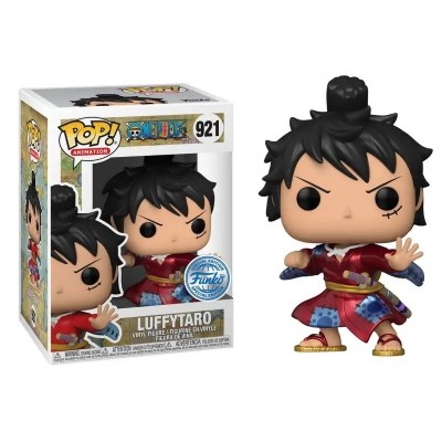 FUNKO FUNKO POP! ONE PIECE MONKEY D. LUFFY LUFFYTARO SPECIAL ED METALLIC BOBBLE HEAD FIGURE