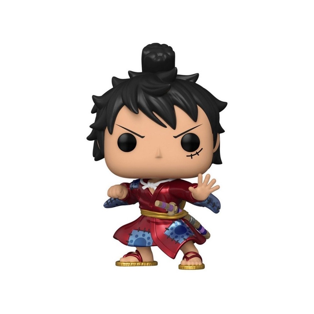 FUNKO FUNKO POP! ONE PIECE MONKEY D. LUFFY LUFFYTARO SPECIAL ED METALLIC BOBBLE HEAD FIGURE