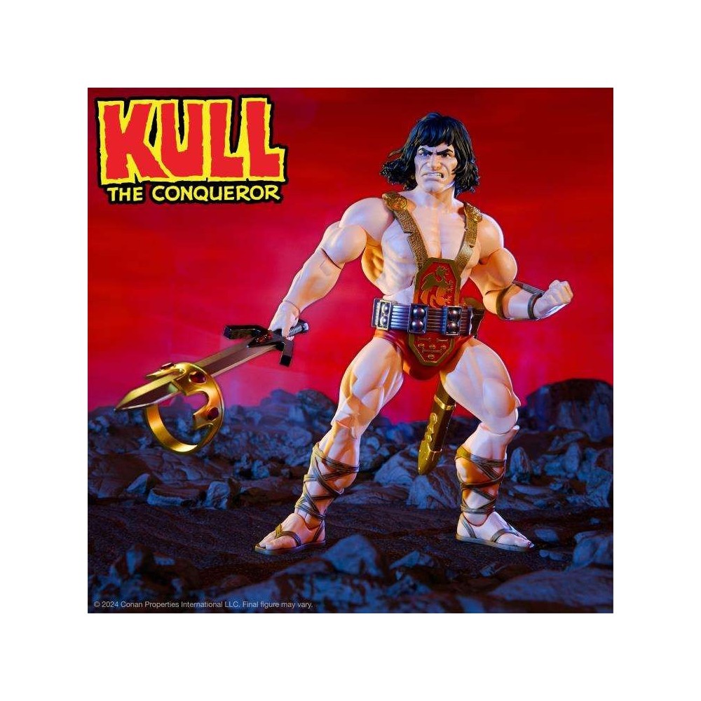 KULL THE CONQUEROR COMICS ULTIMATES KULL ACTION FIGURE SUPER7