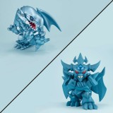 MEGAHOUSE YU-GI-OH MEGATOON BLUE EYES WHITE DRAGON + OBELISK THE TORMENTOR MINI FIGURES