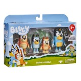 MOOSE TOYS BLUEY AND FAMILY 4-PACK ACTION FIGURES