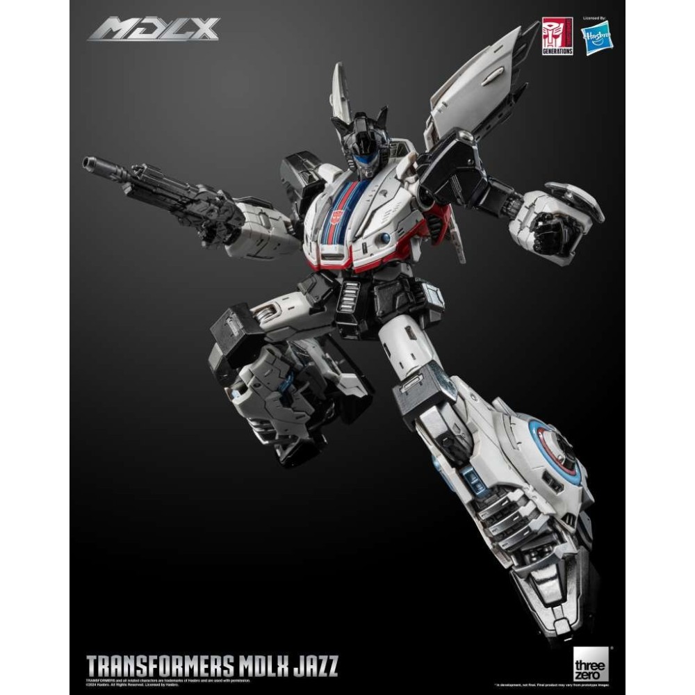 TRANSFORMERS MDLX JAZZ ACTION FIGURE THREEZERO