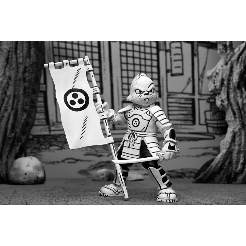 SAMURAI USAGI YOJIMBO BLACK & WHITE ACTION FIGURE NECA