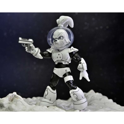 NECA SPACE ADVENTURES SAMURAI USAGI YOJIMBO BLACK & WHITE VERSION ACTION FIGURE