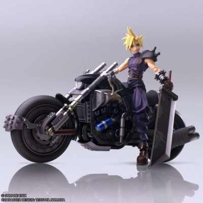 FINAL FANTASY 7 CLOUD STRIFE & HARDY DAYTONA BRING ARTS ACTION FIGURE SQUARE ENIX