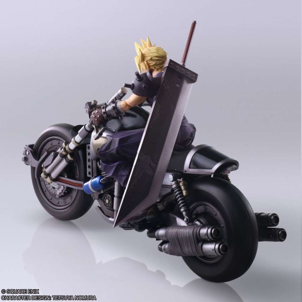 FINAL FANTASY 7 CLOUD STRIFE & HARDY DAYTONA BRING ARTS ACTION FIGURE SQUARE ENIX