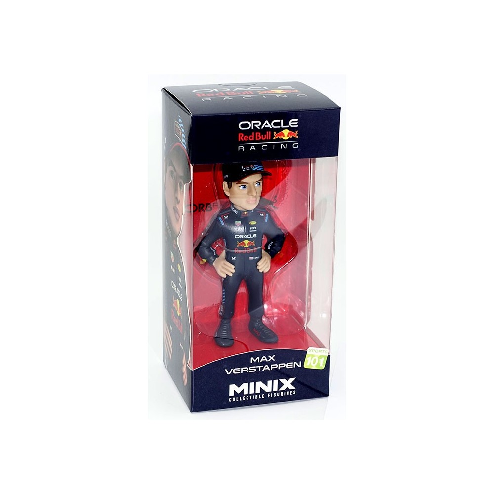 NOBLE COLLECTIONS MAX VERSTAPPEN REDBULL F1 MINIX COLLECTIBLE FIGURINE