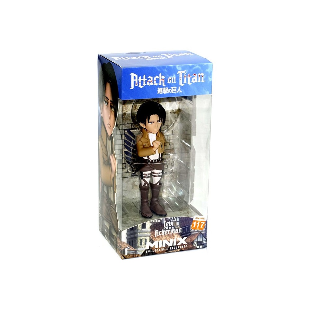 NOBLE COLLECTIONS ATTACK ON TITAN LEVI ACKERMAN MINIX COLLECTIBLE FIGURINE