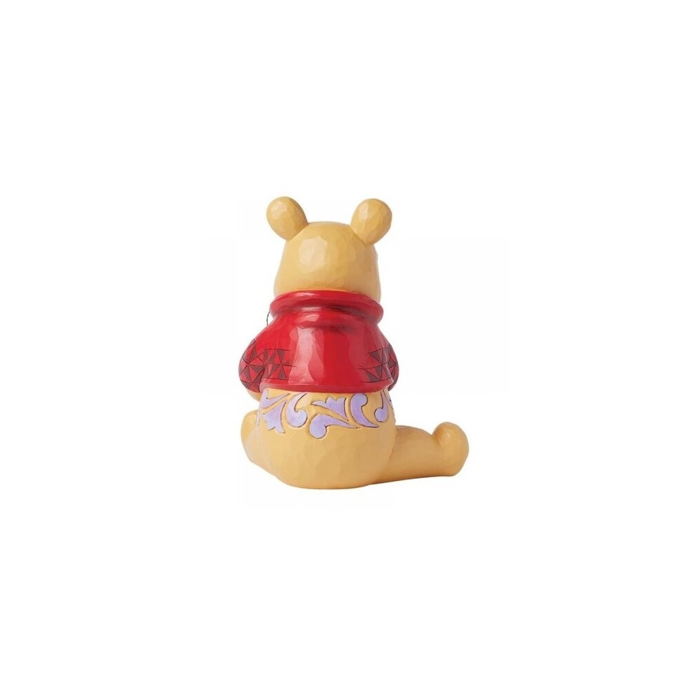 WINNIE THE POOH CON MIELE E API STATUA 30CM FIGURE ENESCO