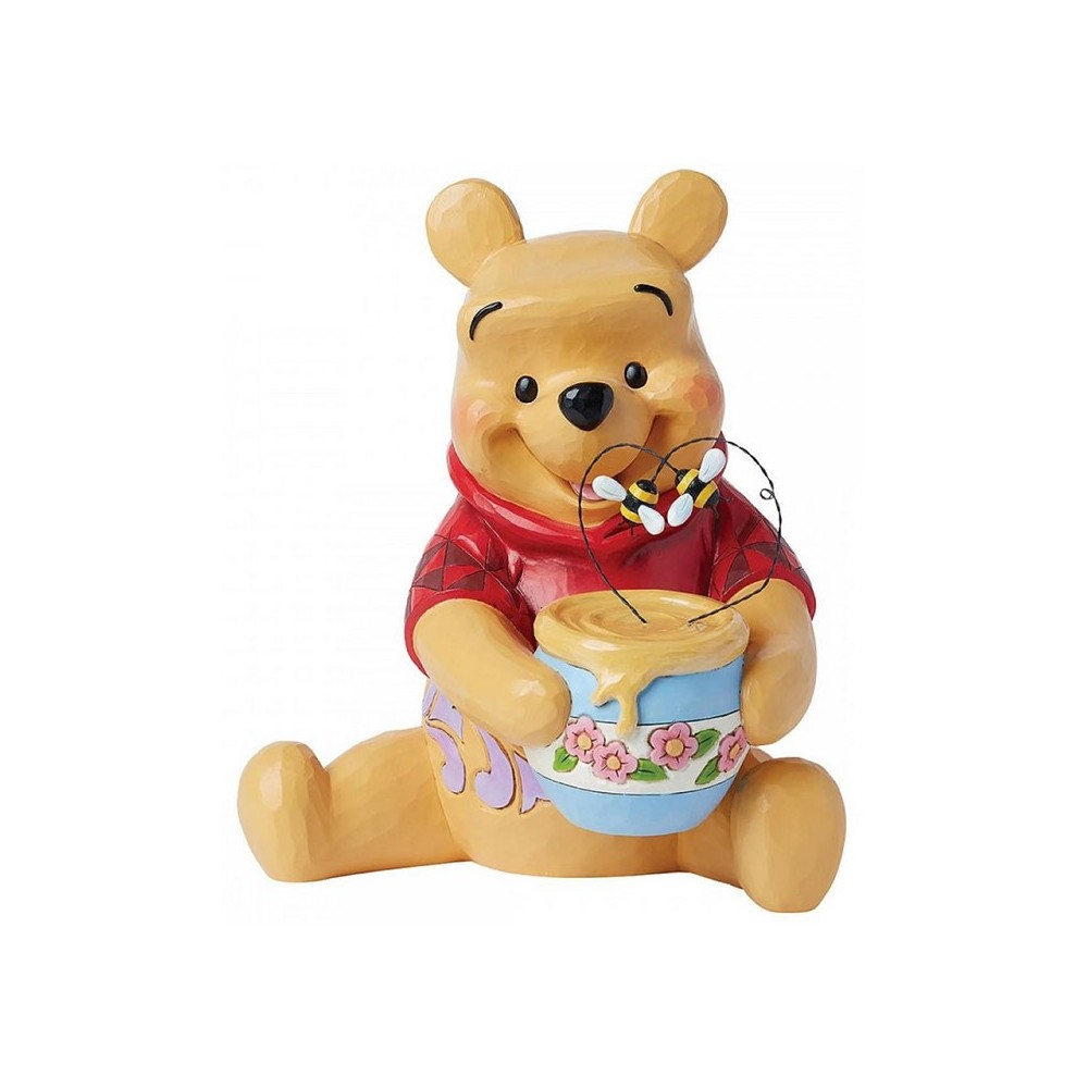 ENESCO WINNIE THE POOH WITH HONEY AND BEES STATUE 30CM FIGURE