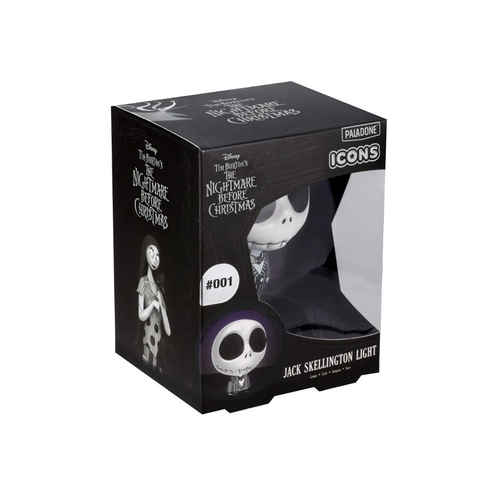 THE NIGHTMARE BEFORE CHRISTMAS JACK SKELLINGTON LIGHT ICONS LAMPADA FIGURE PALADONE PRODUCTS