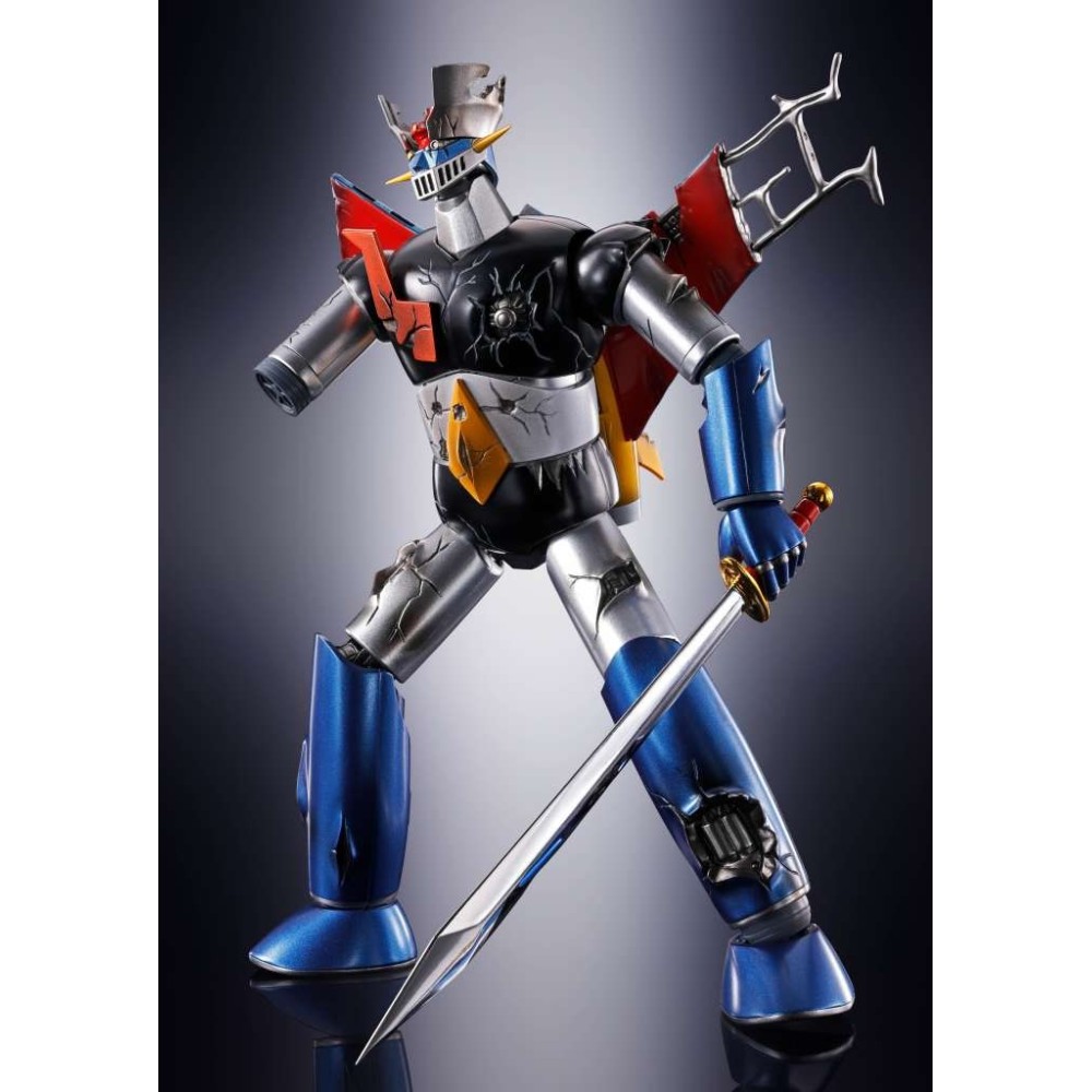 SOUL OF CHOGOKIN GX-105 MAZINGER Z KAKUMEI SHINKA DAMAGE VERSION ACTION FIGURE BANDAI