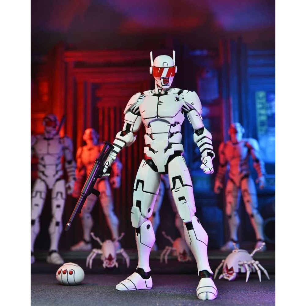 TEENAGE MUTANT NINJA TURTLES THE LAST RONIN ELITE SYNJA PATROL BOT ACTION FIGURE NECA