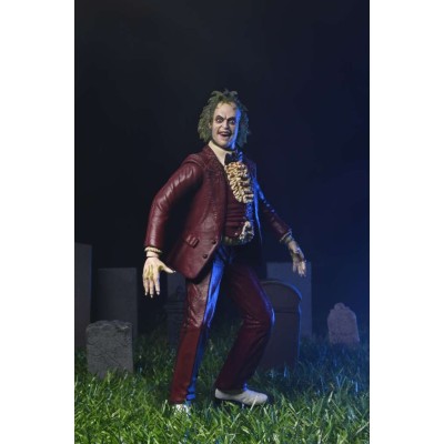 BEETLEJUICE 1988 RED TUXEDO ACTION FIGURE NECA