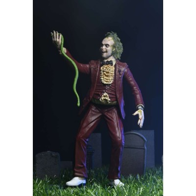 BEETLEJUICE 1988 RED TUXEDO ACTION FIGURE NECA