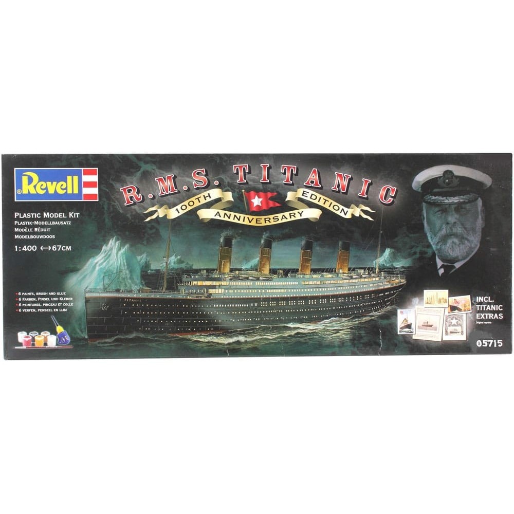 RMS TITANIC 100TH ANNIVERSARY 1/400 MODEL KIT FIGURE REVELL