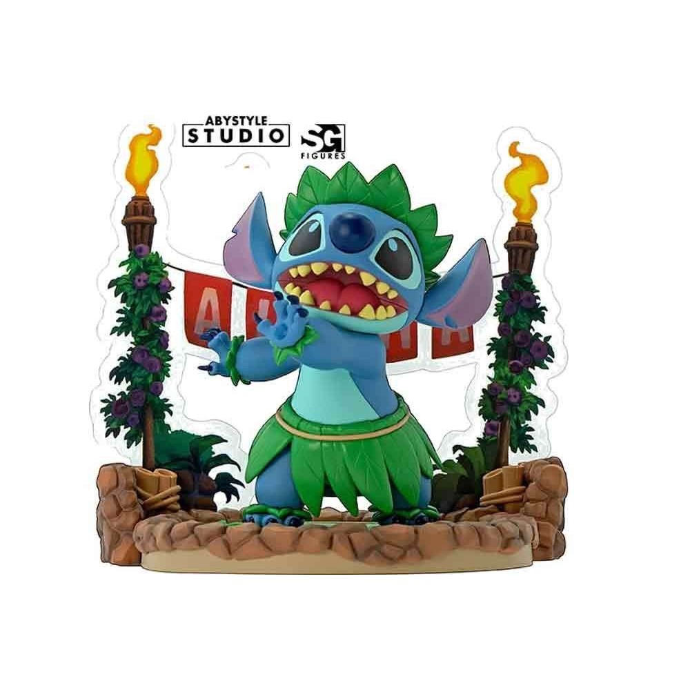 LILO & STITCH SUPER FIGURE COLLECTION HULA DANCE STITCH STATUA ABYSTYLE