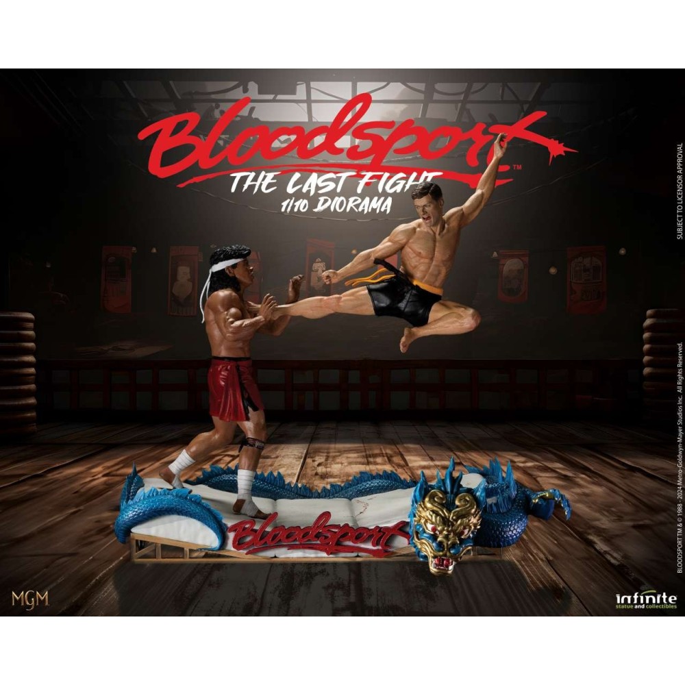 INFINITE STATUE BLOODSPORT THE LAST FIGHT 1/10 DIORAMA STATUE FIGURE
