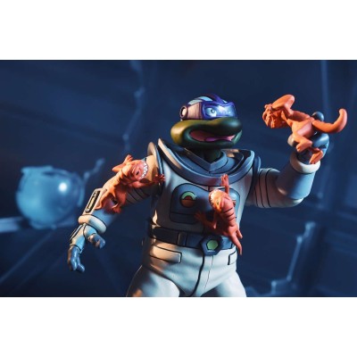 TEENAGE MUTANT NINJA TURTLES SAMURAI MICHELANGELO & SPACE DONATELLO ACTION FIGURE NECA