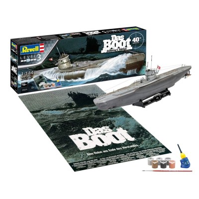 DAS BOOT COLLECTOR EDITION U-BOOT U96 TYPE VII C 1/144 MODEL KIT FIGURE REVELL