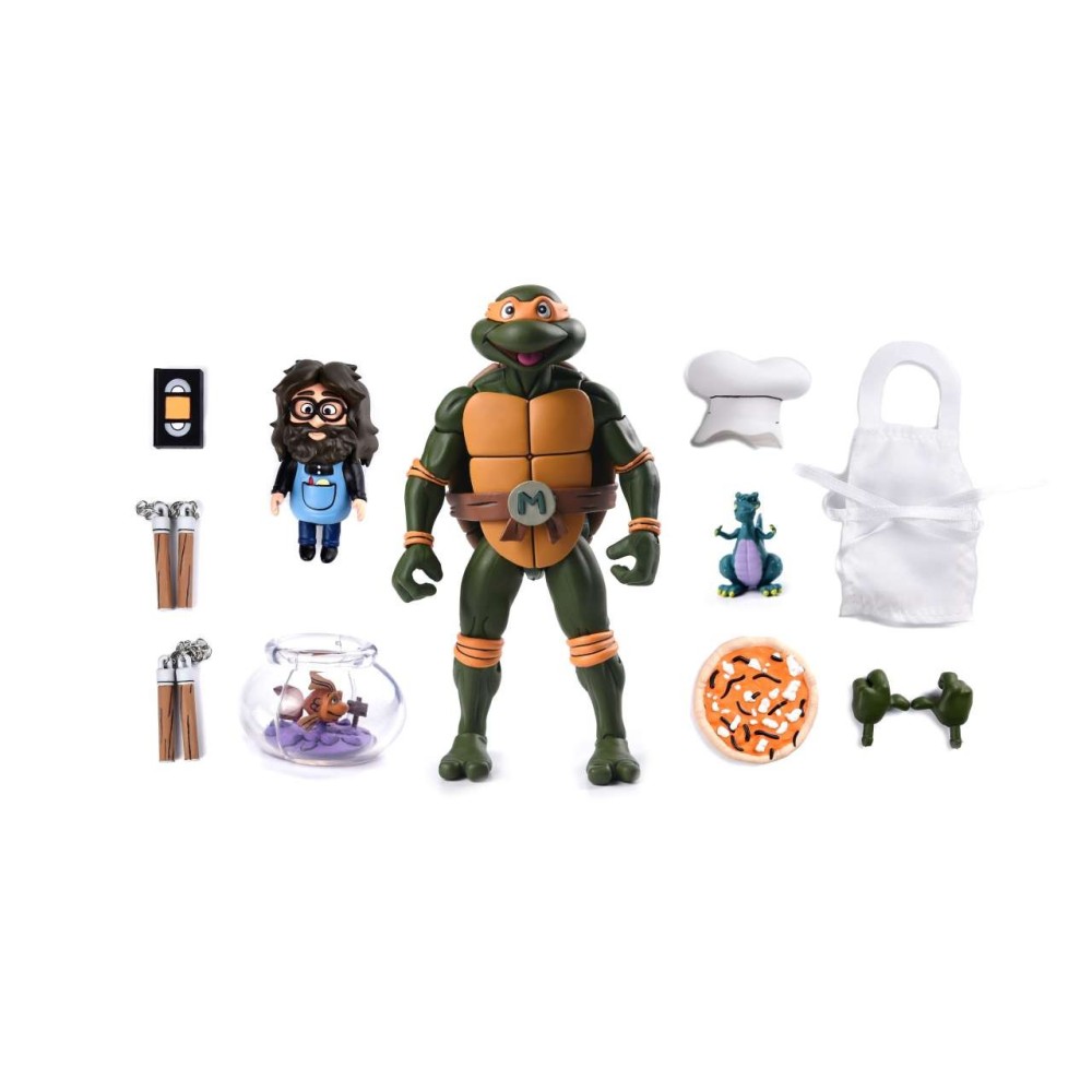 NECA NINJA TURTLES CARTOON ULTIMATE MICHELANGELO ACTION FIGURE