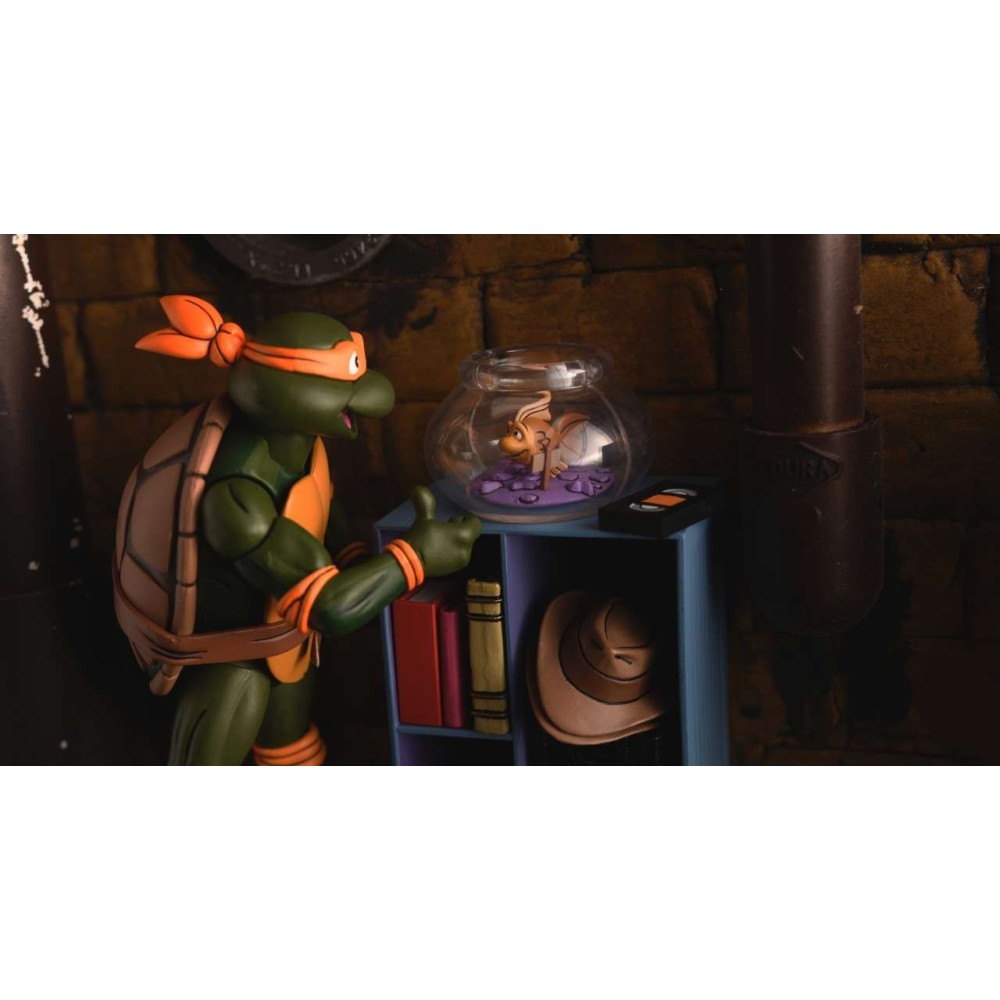 NECA NINJA TURTLES CARTOON ULTIMATE MICHELANGELO ACTION FIGURE