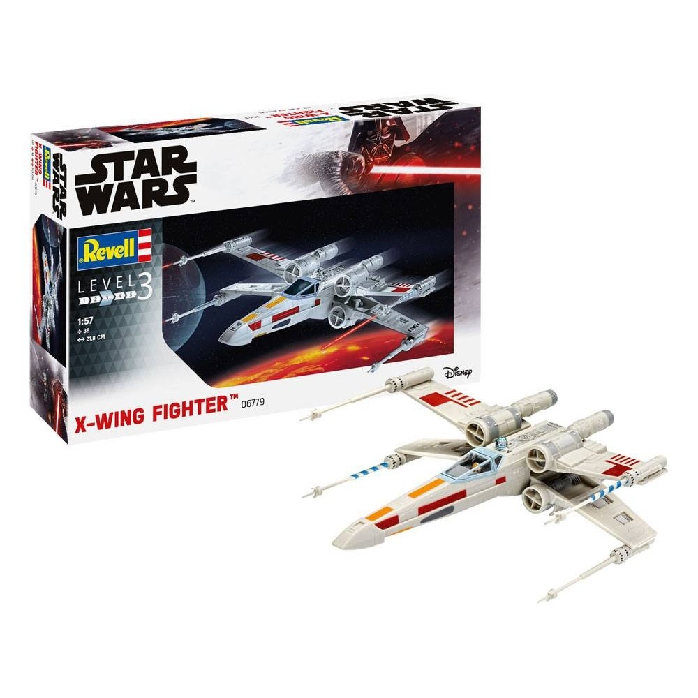 REVELL STAR WARS X-WING FIGHTER 1/57 MODEL KIT 22CM