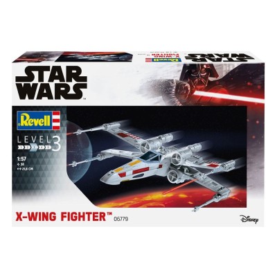 STAR WARS X-WING FIGHTER 1/57 MODEL KIT 22CM FIGURE REVELL